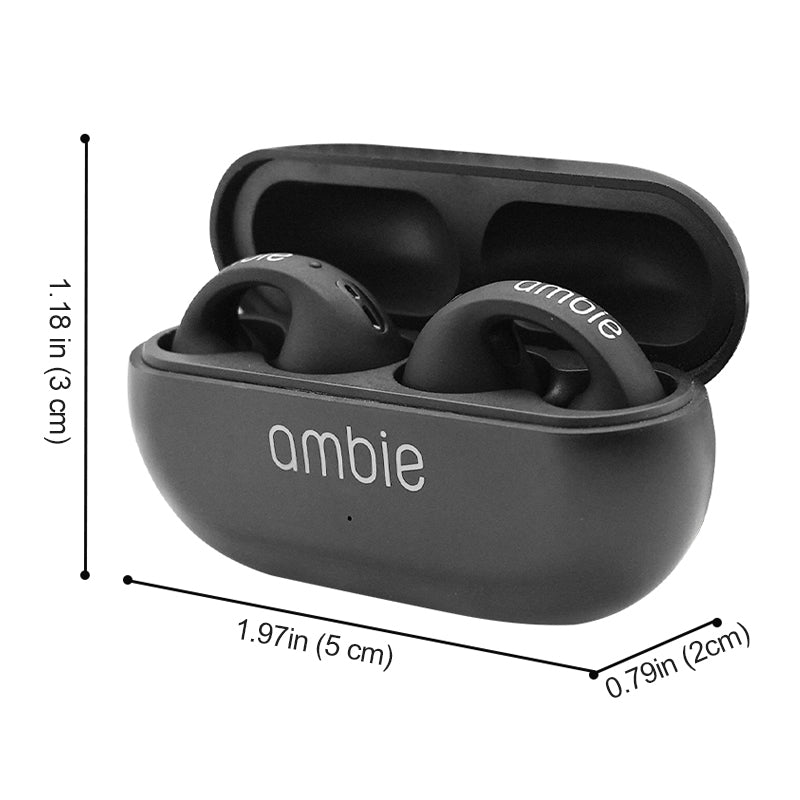 Ambie Sound Earcuffs Bluetooth Wireless Airbuds / Earbuds with Charging Case